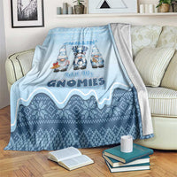 Chillin With My Gnomies Blanket Merry Christmas - Wonder Print Shop