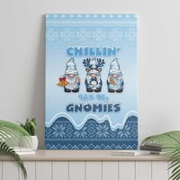 Chillin With My Gnomies Canvas Wall Art Merry Christmas - Wonder Print Shop