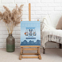 Chillin With My Gnomies Canvas Wall Art Merry Christmas - Wonder Print Shop