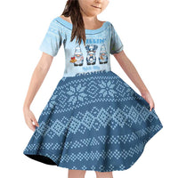 Chillin With My Gnomies Family Matching Off Shoulder Short Dress and Hawaiian Shirt Merry Christmas - Wonder Print Shop