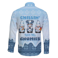 Chillin With My Gnomies Family Matching Puletasi and Hawaiian Shirt Merry Christmas - Wonder Print Shop