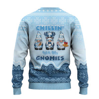 Chillin With My Gnomies Ugly Christmas Sweater Merry Christmas - Wonder Print Shop