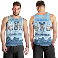 Chillin With My Gnomies Men Tank Top Merry Christmas - Wonder Print Shop