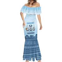 Chillin With My Gnomies Mermaid Dress Merry Christmas - Wonder Print Shop