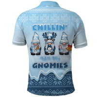 Chillin With My Gnomies Polo Shirt Merry Christmas - Wonder Print Shop