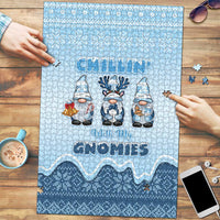 Chillin With My Gnomies Puzzle Merry Christmas - Wonder Print Shop