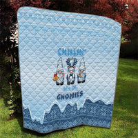 Chillin With My Gnomies Quilt Merry Christmas - Wonder Print Shop