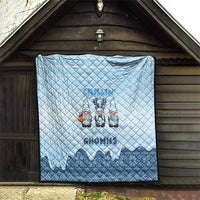 Chillin With My Gnomies Quilt Merry Christmas - Wonder Print Shop