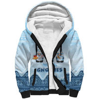 Chillin With My Gnomies Sherpa Hoodie Merry Christmas - Wonder Print Shop