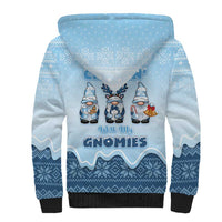 Chillin With My Gnomies Sherpa Hoodie Merry Christmas - Wonder Print Shop