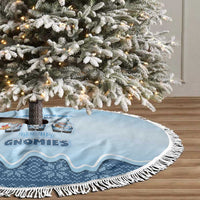 Chillin With My Gnomies Tree Skirt Merry Christmas - Wonder Print Shop