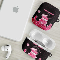Breast Cancer Christmas AirPods Case Merry Pinkmas - Wonder Print Shop
