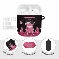 Breast Cancer Christmas AirPods Case Merry Pinkmas - Wonder Print Shop