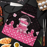 Breast Cancer Christmas Apron Merry Pinkmas - Wonder Print Shop
