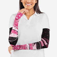 Breast Cancer Christmas Arm Sleeves Merry Pinkmas - Wonder Print Shop