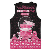 Breast Cancer Christmas Basketball Jersey Merry Pinkmas - Wonder Print Shop