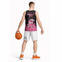 Breast Cancer Christmas Basketball Jersey Merry Pinkmas - Wonder Print Shop