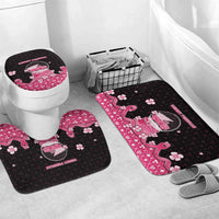 Breast Cancer Christmas Bathroom Set Merry Pinkmas - Wonder Print Shop