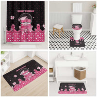 Breast Cancer Christmas Bathroom Set Merry Pinkmas - Wonder Print Shop