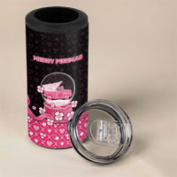 Breast Cancer Christmas 4 in 1 Can Cooler Tumbler Merry Pinkmas - Wonder Print Shop
