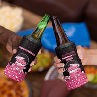 Breast Cancer Christmas 4 in 1 Can Cooler Tumbler Merry Pinkmas - Wonder Print Shop