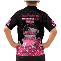 Breast Cancer Christmas Family Matching Mermaid Dress and Hawaiian Shirt Merry Pinkmas - Wonder Print Shop