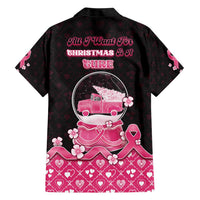 Breast Cancer Christmas Family Matching Short Sleeve Bodycon Dress and Hawaiian Shirt Merry Pinkmas - Wonder Print Shop