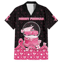 Breast Cancer Christmas Family Matching Summer Maxi Dress and Hawaiian Shirt Merry Pinkmas - Wonder Print Shop