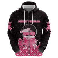 Breast Cancer Christmas Hoodie Merry Pinkmas - Wonder Print Shop