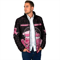 Breast Cancer Christmas Padded Jacket Merry Pinkmas - Wonder Print Shop