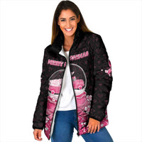 Breast Cancer Christmas Padded Jacket Merry Pinkmas - Wonder Print Shop