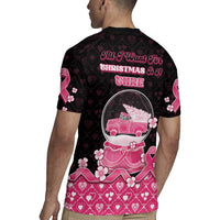 Breast Cancer Christmas Rugby Jersey Merry Pinkmas - Wonder Print Shop