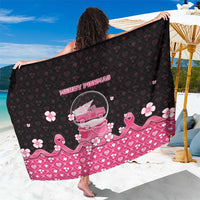 Breast Cancer Christmas Sarong Merry Pinkmas - Wonder Print Shop
