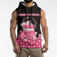 Breast Cancer Christmas Sleeveless Hoodie Merry Pinkmas - Wonder Print Shop