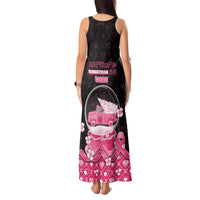 Breast Cancer Christmas Tank Maxi Dress Merry Pinkmas - Wonder Print Shop