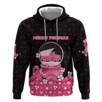 Breast Cancer Christmas Zip Hoodie Merry Pinkmas - Wonder Print Shop