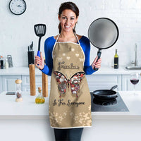 Butterfly Christmas Apron Freedom Is For Everyone - Wonder Print Shop