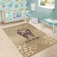 Butterfly Christmas Area Rug Freedom Is For Everyone - Wonder Print Shop