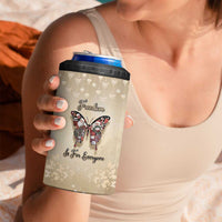 Butterfly Christmas 4 in 1 Can Cooler Tumbler Freedom Is For Everyone - Wonder Print Shop
