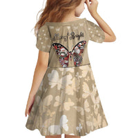 Butterfly Christmas Family Matching Off Shoulder Maxi Dress and Hawaiian Shirt Freedom Is For Everyone - Wonder Print Shop