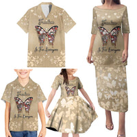 Butterfly Christmas Family Matching Puletasi and Hawaiian Shirt Freedom Is For Everyone - Wonder Print Shop