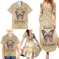 Butterfly Christmas Family Matching Summer Maxi Dress and Hawaiian Shirt Freedom Is For Everyone - Wonder Print Shop