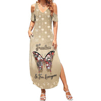 Butterfly Christmas Family Matching Summer Maxi Dress and Hawaiian Shirt Freedom Is For Everyone - Wonder Print Shop