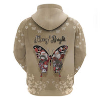 Butterfly Christmas Hoodie Freedom Is For Everyone - Wonder Print Shop