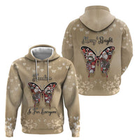 Butterfly Christmas Hoodie Freedom Is For Everyone - Wonder Print Shop
