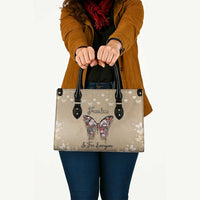 Butterfly Christmas Leather Bag Freedom Is For Everyone - Wonder Print Shop