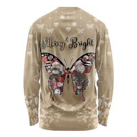 Butterfly Christmas Long Sleeve Shirt Freedom Is For Everyone - Wonder Print Shop