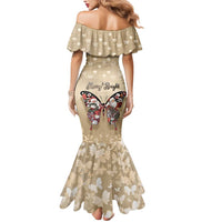 Butterfly Christmas Mermaid Dress Freedom Is For Everyone - Wonder Print Shop