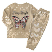 Butterfly Christmas Pajama Set Freedom Is For Everyone - Wonder Print Shop