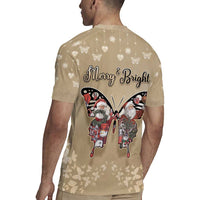 Butterfly Christmas Rugby Jersey Freedom Is For Everyone - Wonder Print Shop